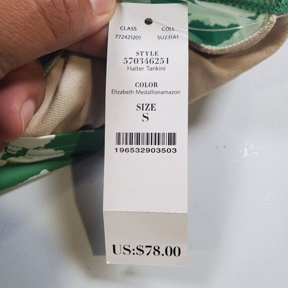 White House Black Market Swim Halter Tankini Women Size Small NWT Elizabeth - Picture 4 of 10